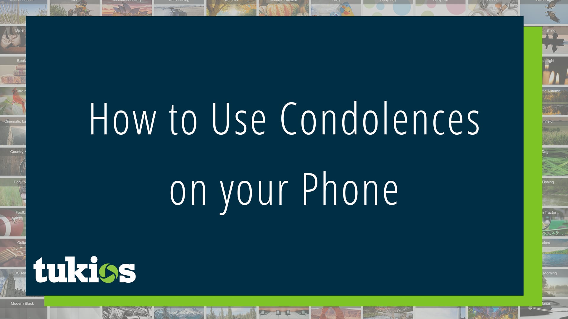 How to use Condolences on your Phone on Vimeo