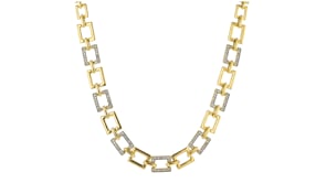 【twentyoneaugust】DIAMOND T NECKLACE GG Certified 14K Yellow Gold 0.23ctw Diamond 29mm T Letter