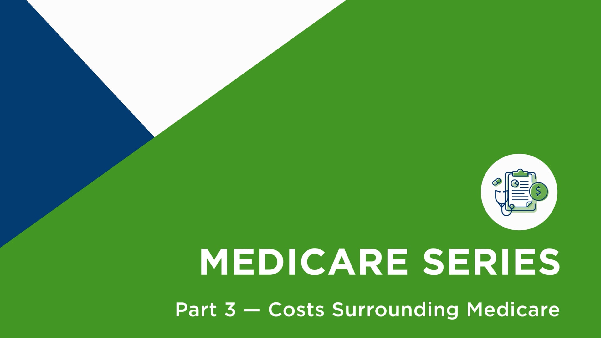 Medicare Series Part 3: Costs Surrounding Medicare