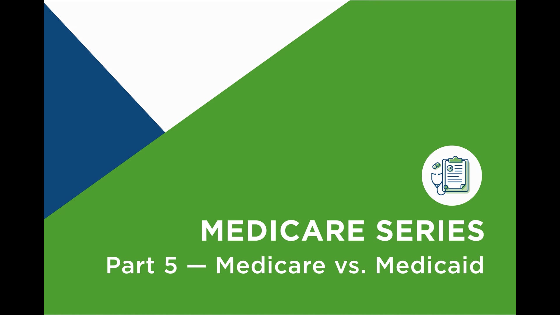 Medicare Series Part 5: Medicare vs. Medicaid
