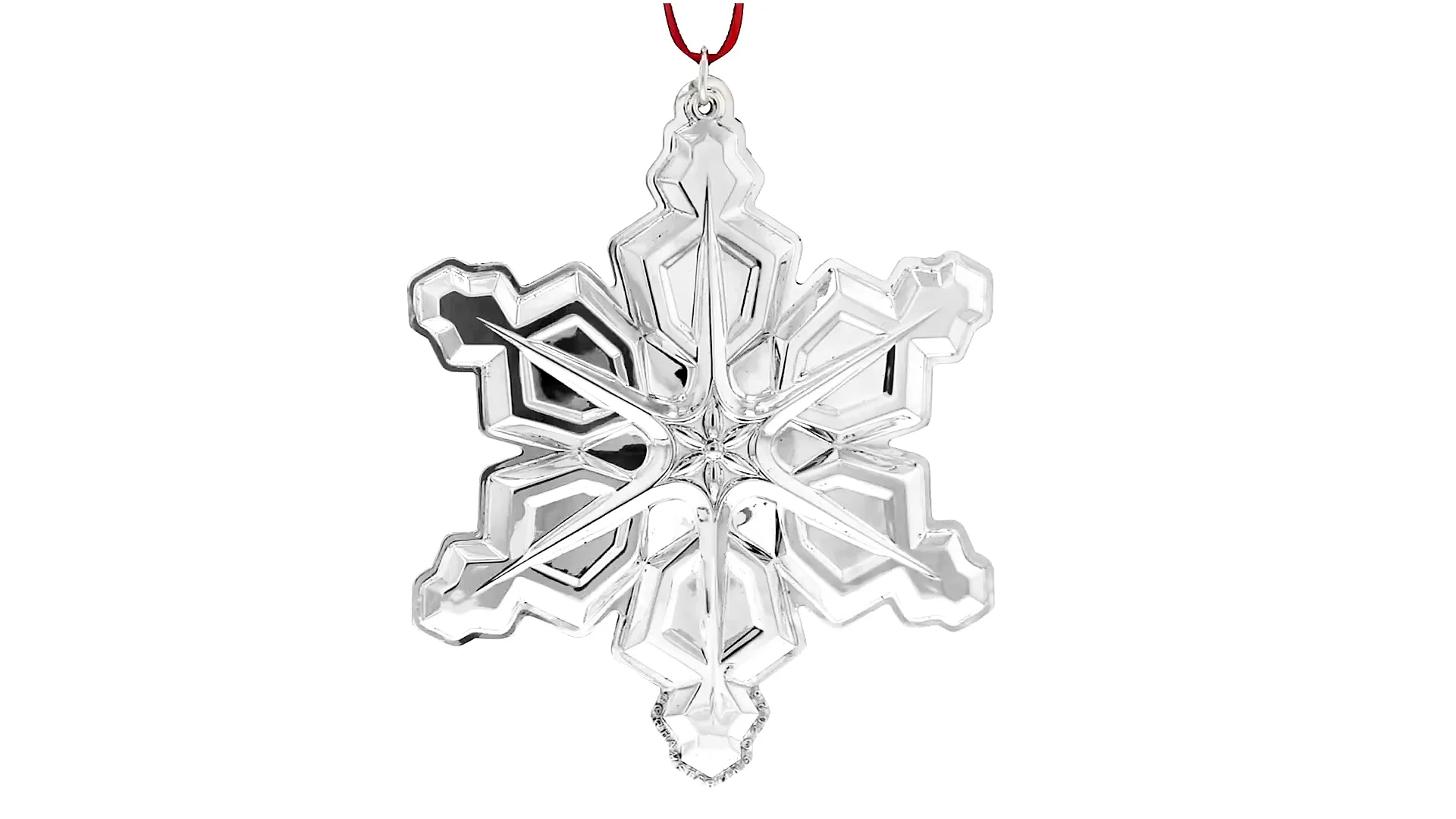 Gorham 2023 Sterling Silver Snowflake Ornament, 54th Edition