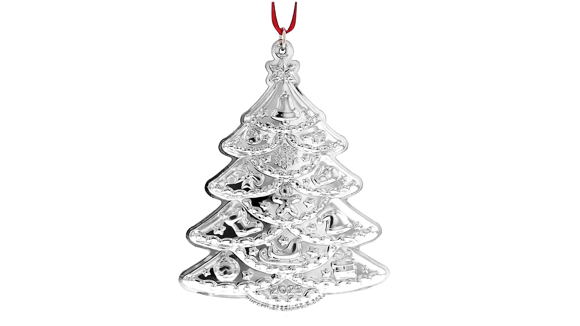 Gorham 2023 Sterling Silver Annual Christmas Tree Ornament - 7th