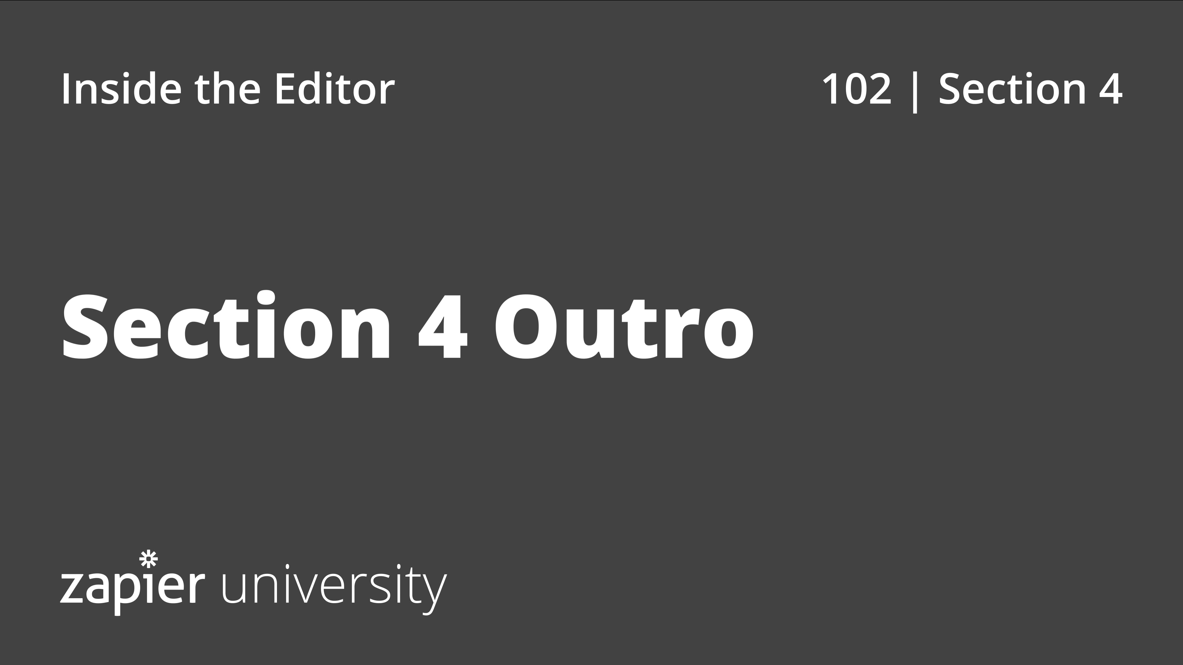 Section 4 recap (1) on Vimeo