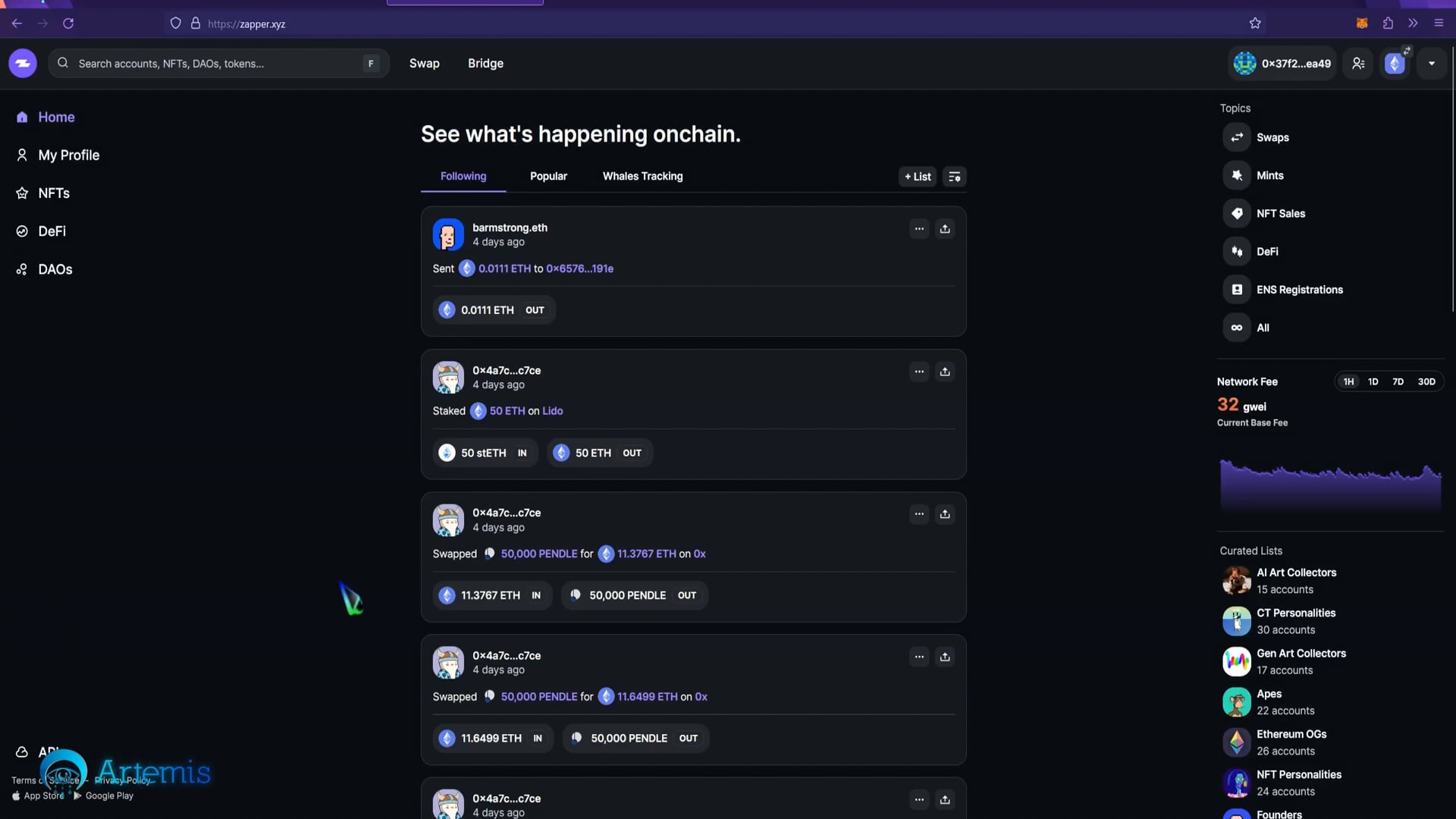 Tutorial - Wallet Trackers Zapper 2 on Vimeo