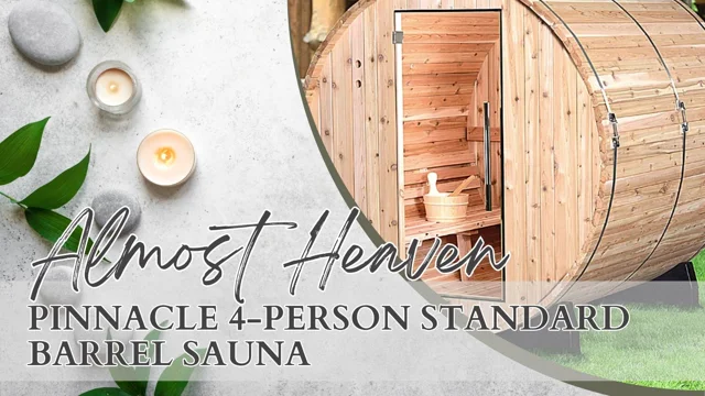 Almost Heaven Pinnacle 4-Person Barrel Sauna - Dive into Tranquility