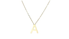 Italian 14kt Yellow Gold Initial Necklace