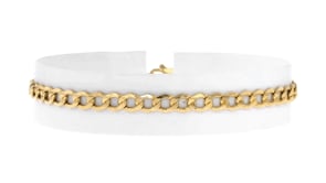 4.3mm 10kt Yellow Gold Curb-Link Bracelet