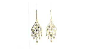 Italian 10kt Yellow Gold Chandelier Earrings