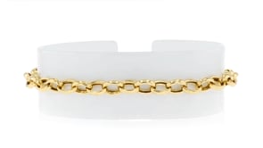 10kt Yellow Gold Cable-Link Bracelet