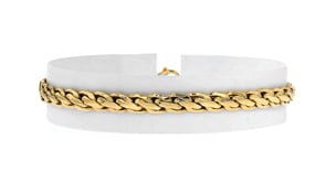 10kt Yellow Gold Curved-Link Bracelet