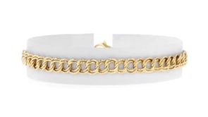 10kt Yellow Gold Curb-Link Bracelet