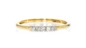 10 ct. t.w. Diamond Five-Stone Ring in 10kt Yellow Gold
