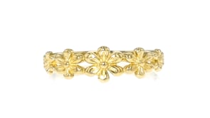 10kt Yellow Gold Multi-Flower Ring