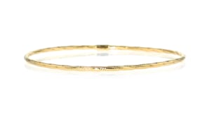 Italian 10kt Yellow Gold Bangle Bracelet