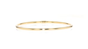 Italian 10kt Yellow Gold Bangle Bracelet