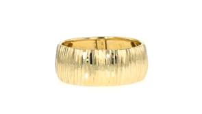 Italian 10kt Yellow Gold Diamond-Cut Ring