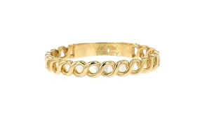 10kt Yellow Gold Curb-Link Ring