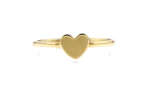 10kt Yellow Gold Heart Ring