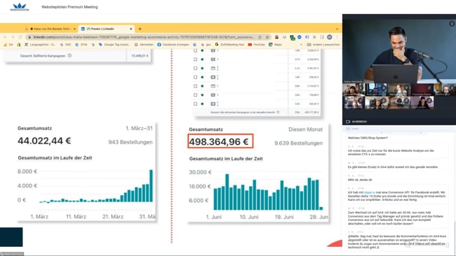 Conversions in GA4 nach Art filtern, Serverside Tracking & mehrere GMB Profile für ein Unternehmen anlegen mit Malte vom 06.07.23