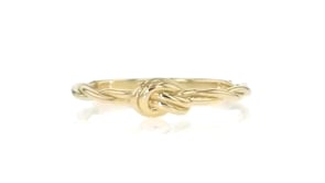 10kt Yellow Gold Twisted Knot Ring