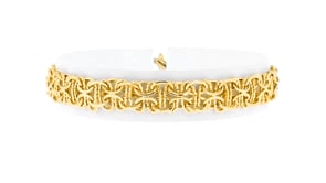10kt Yellow Gold Interlocking Link Bracelet