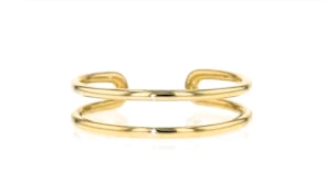10kt Yellow Gold Two-Row Toe Ring