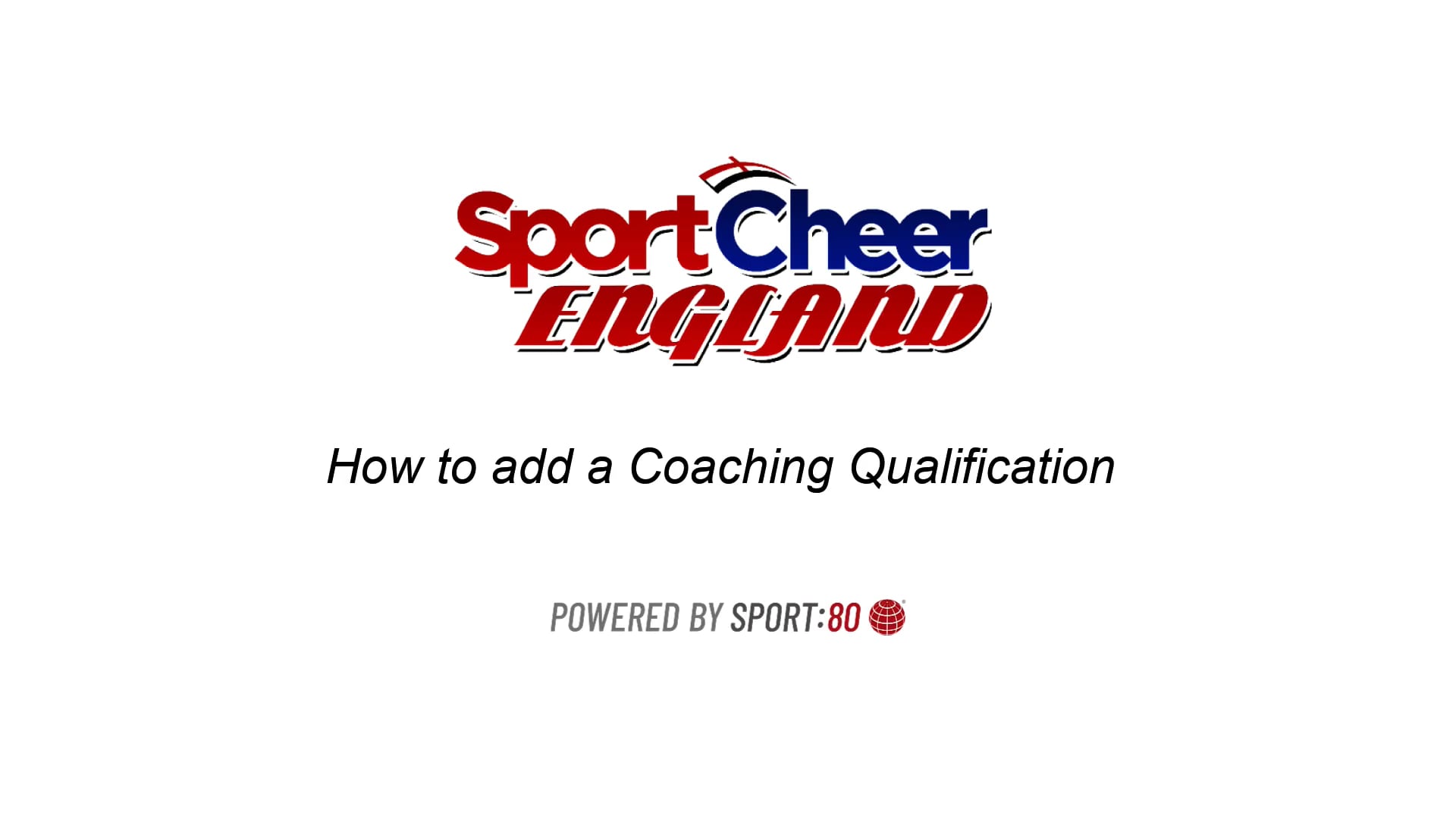 How to add a Coaching Qualification