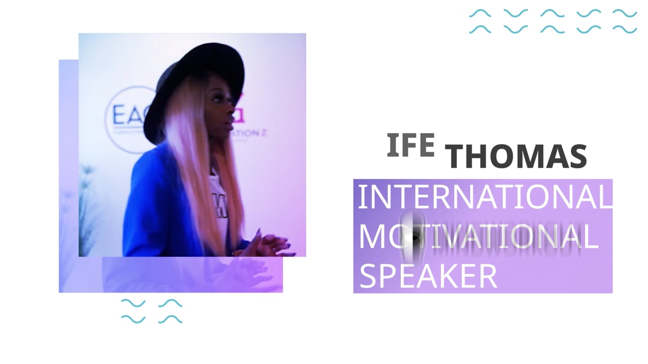 Video promo Motivation Ife Thomas