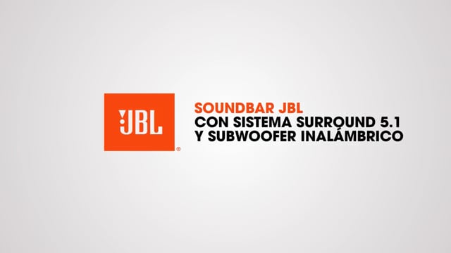 Barra de Sonido 5.1 con Subwoofer Jbl