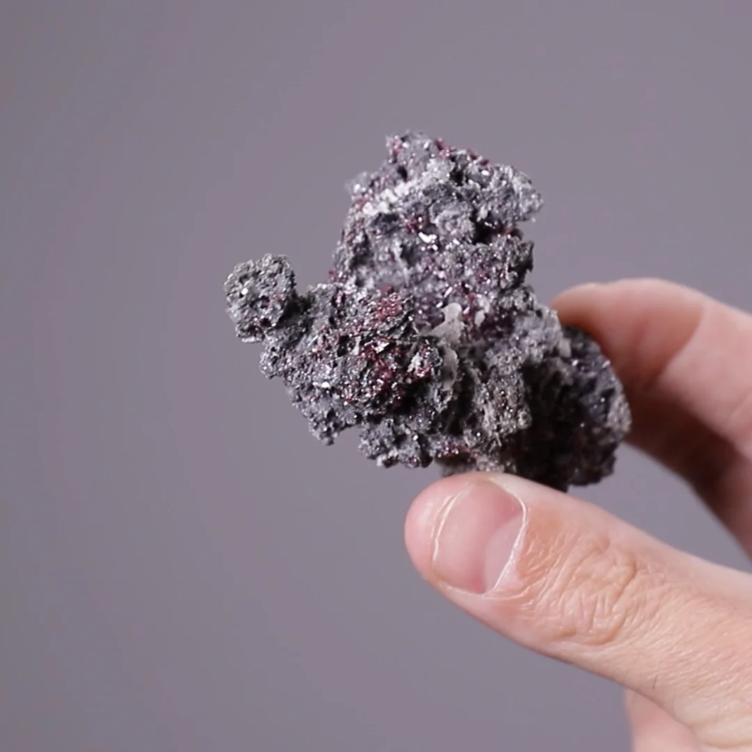 DMB3005 IMITERITE with PROUSTITE, Imiter mine, Morocco.