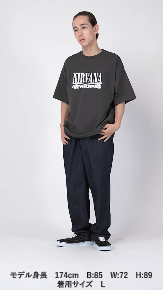 NIRVANA tシャツ 半袖 ビックシルエット - 通販 - gofukuyasan.com