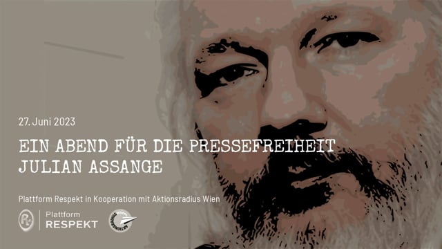 Ein Abend für die Pressefreiheit – Julian Assange