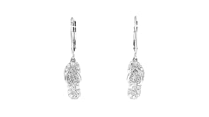 50 ct. t.w. Diamond Flip-Flop Drop Earrings in Sterling Silver