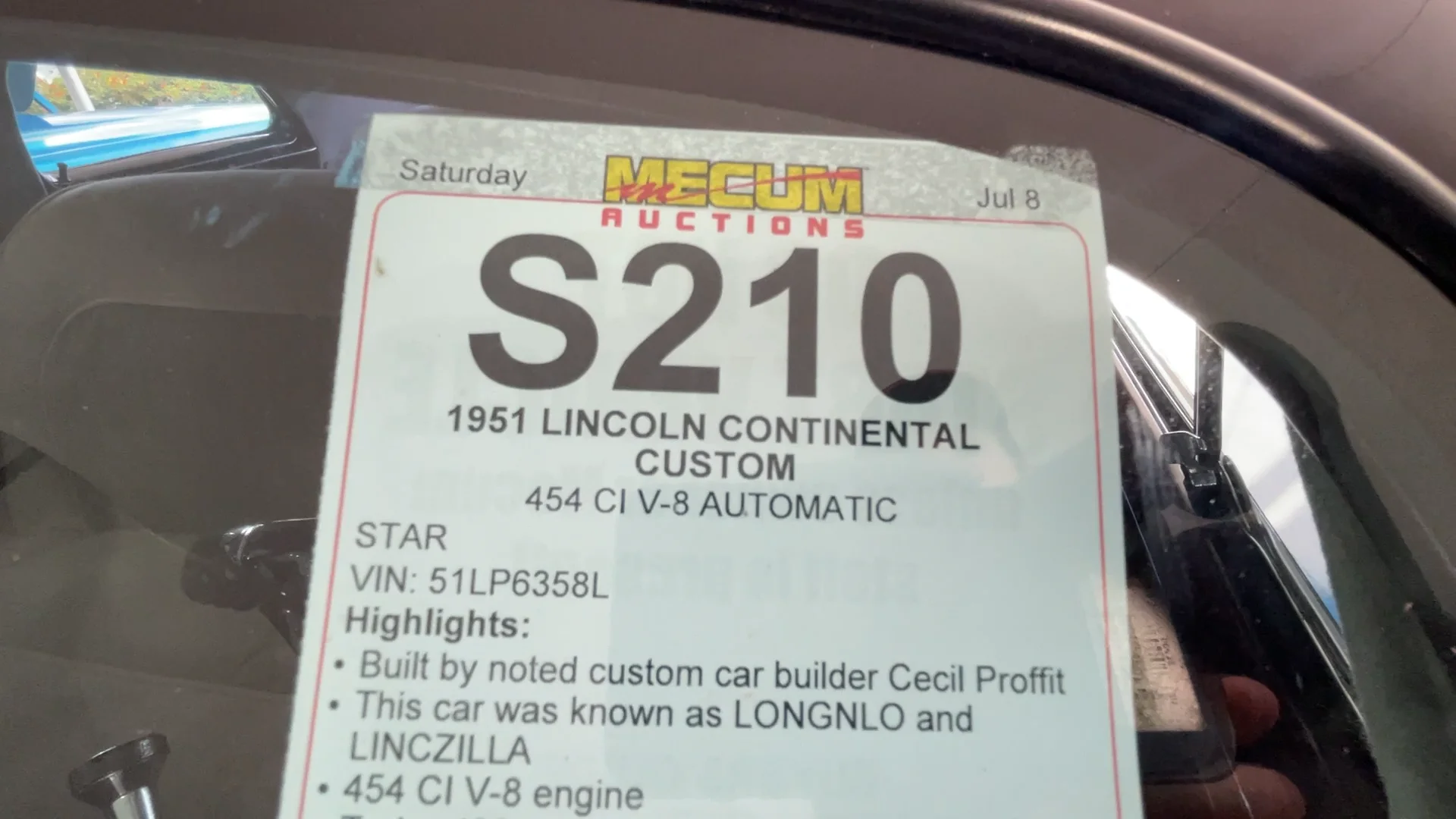 Continental 8 sale custom