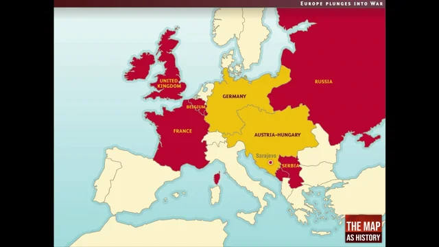 world war 1 map before and after