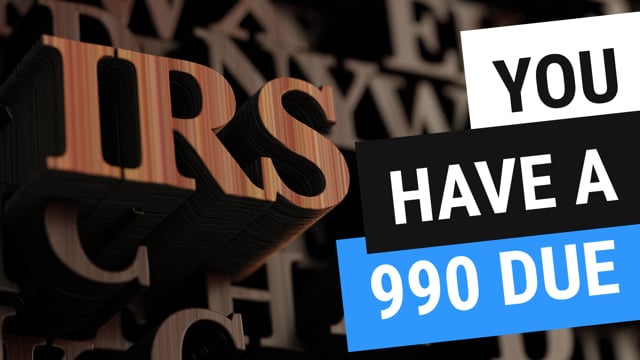 No April Fools Here - You Have a 990 Due!