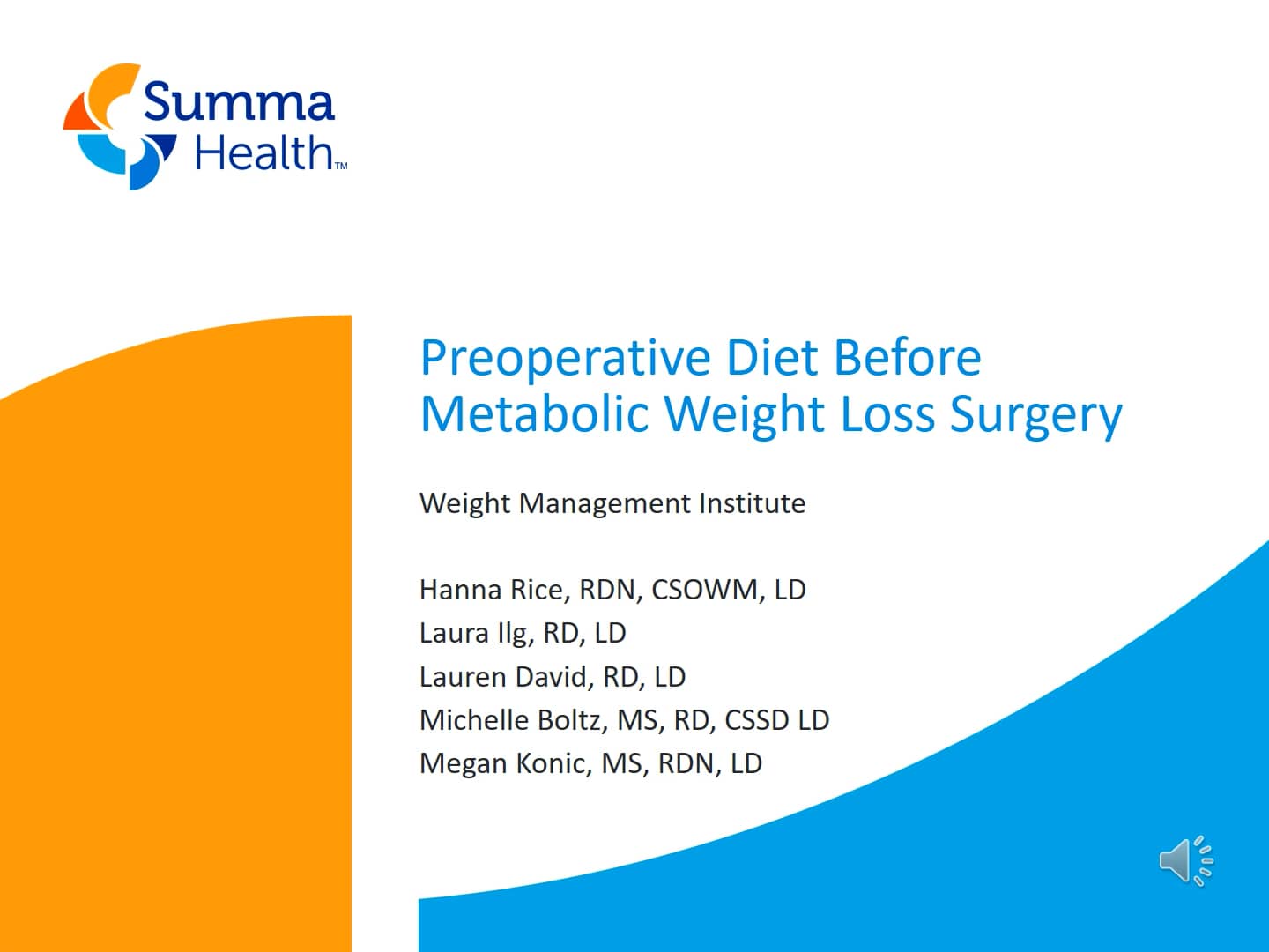 Preoperative diet before weight loss surgery summa health on vimeo