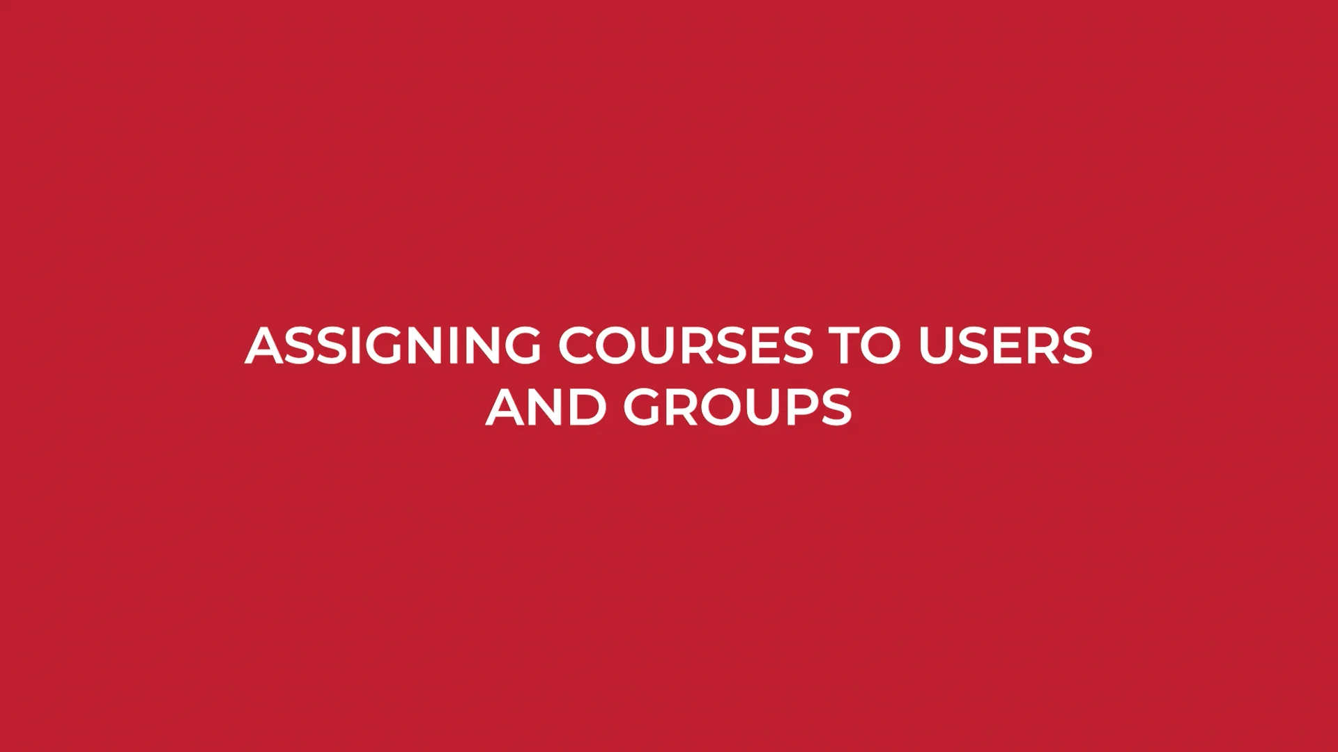 Assigning Courses on Vimeo
