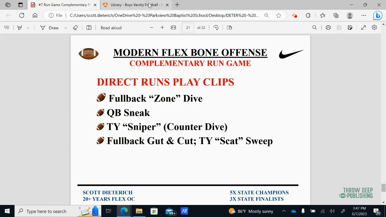 Promo Code D Champion Promo The Modern Flexbone Offense: Run Game