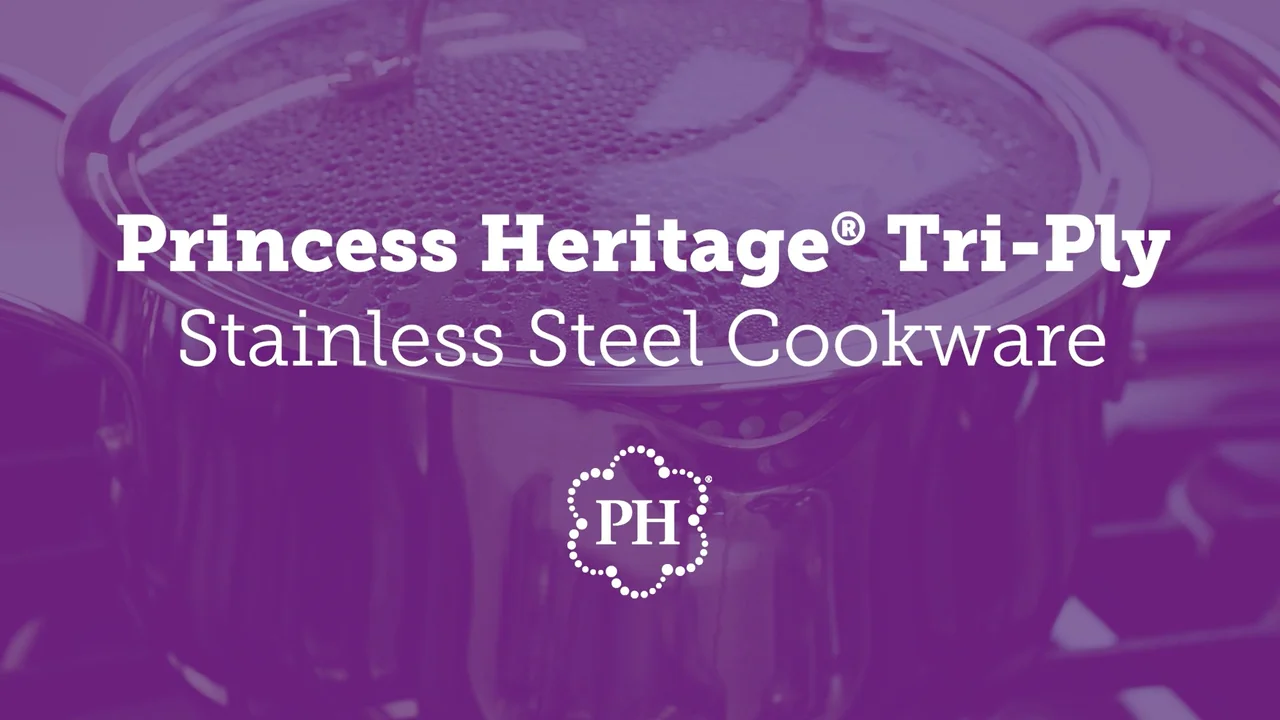 Product details for Princess Heritage® Tri-Ply Stainless Steel 6