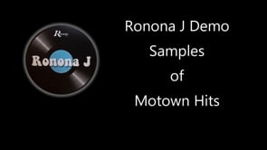 Ronona J Demo Video - Motown Hits