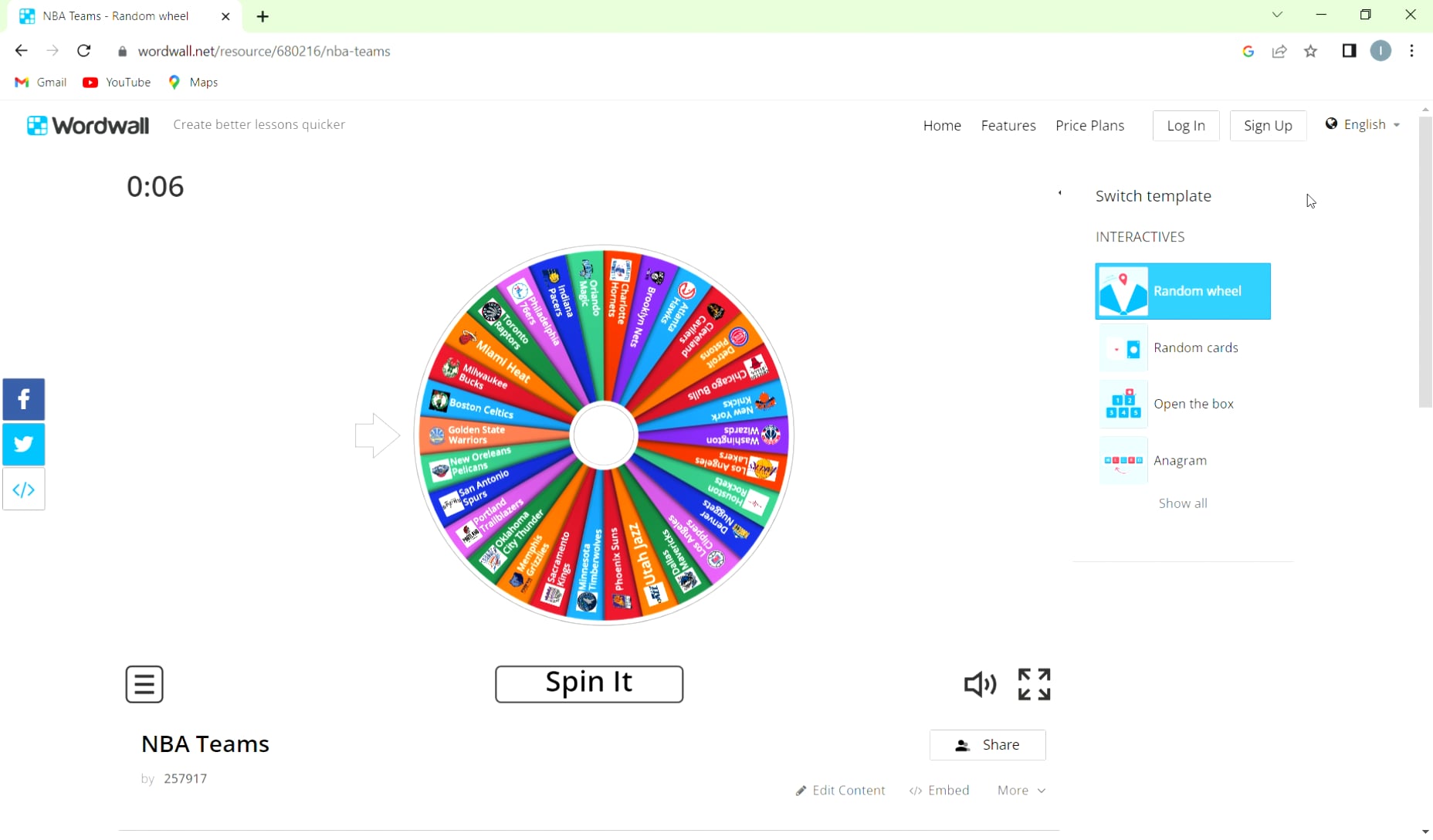 NBA Teams - Random wheel - Google Chrome 2023-07-08 16-22-37 on Vimeo