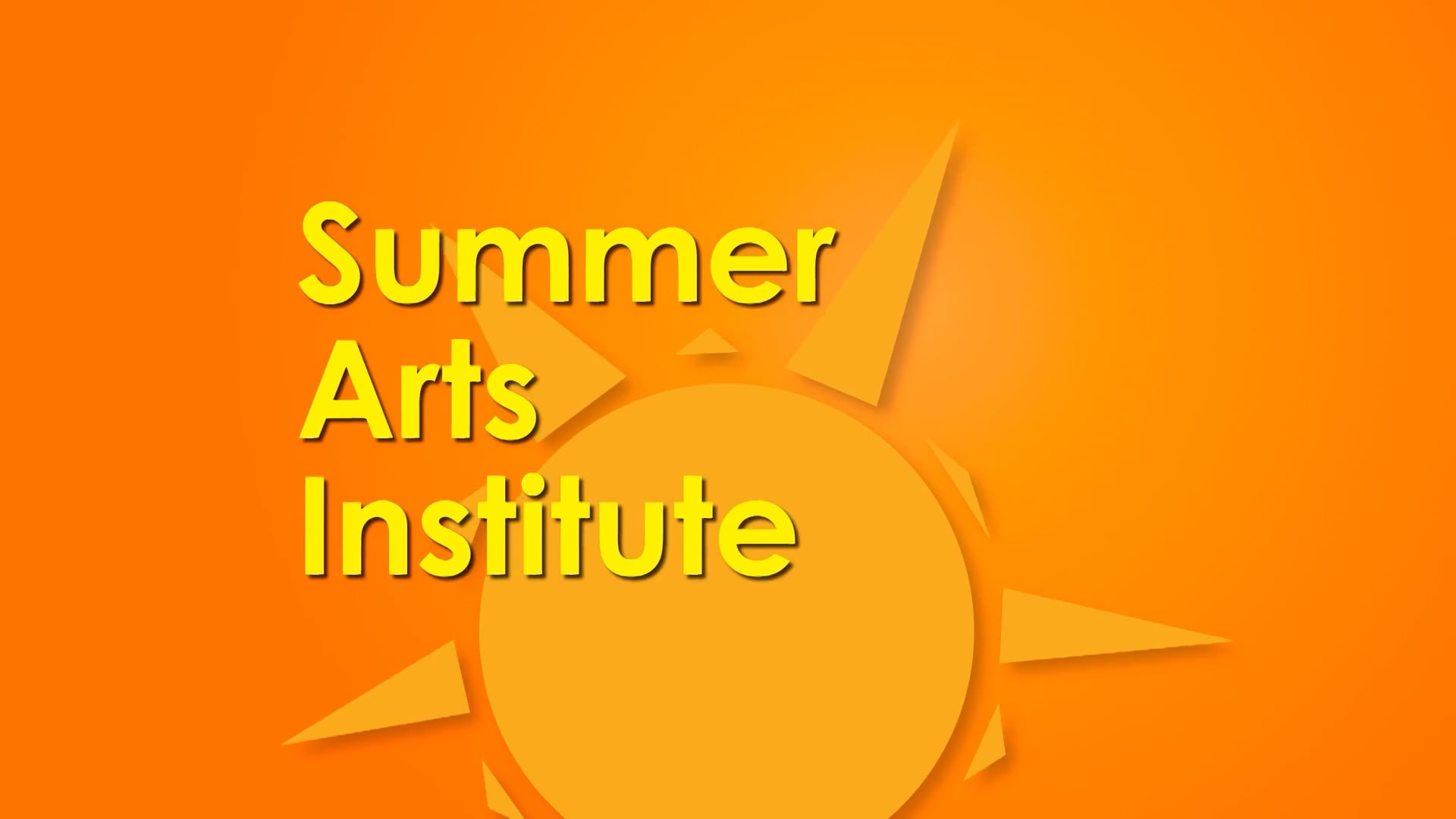 Summer Arts Institute on Vimeo