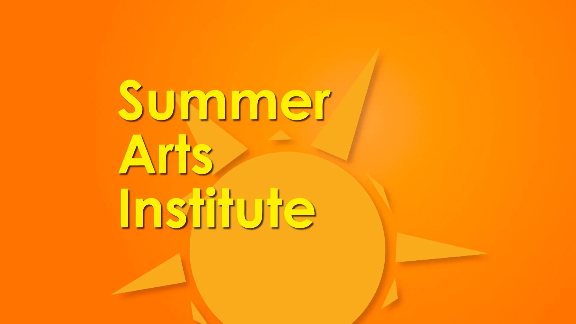 Summer Arts Institute on Vimeo