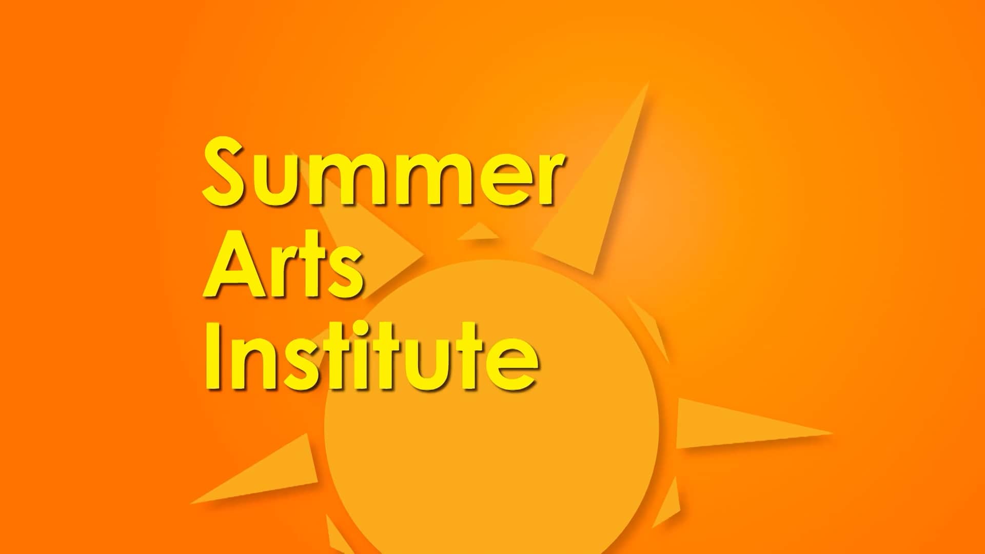 Summer Arts Institute on Vimeo