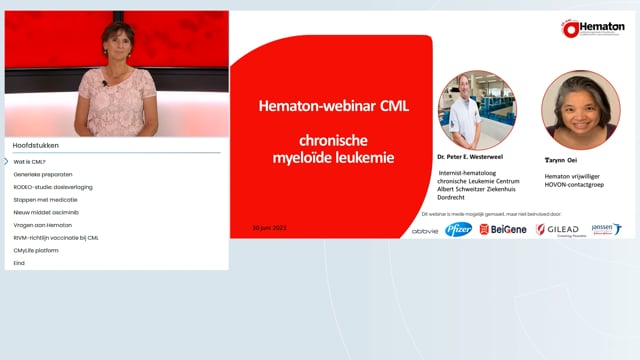 Webinar chronische myeloïde leukemie (CML) - 2023
