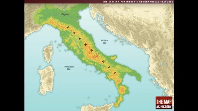 italian peninsula location