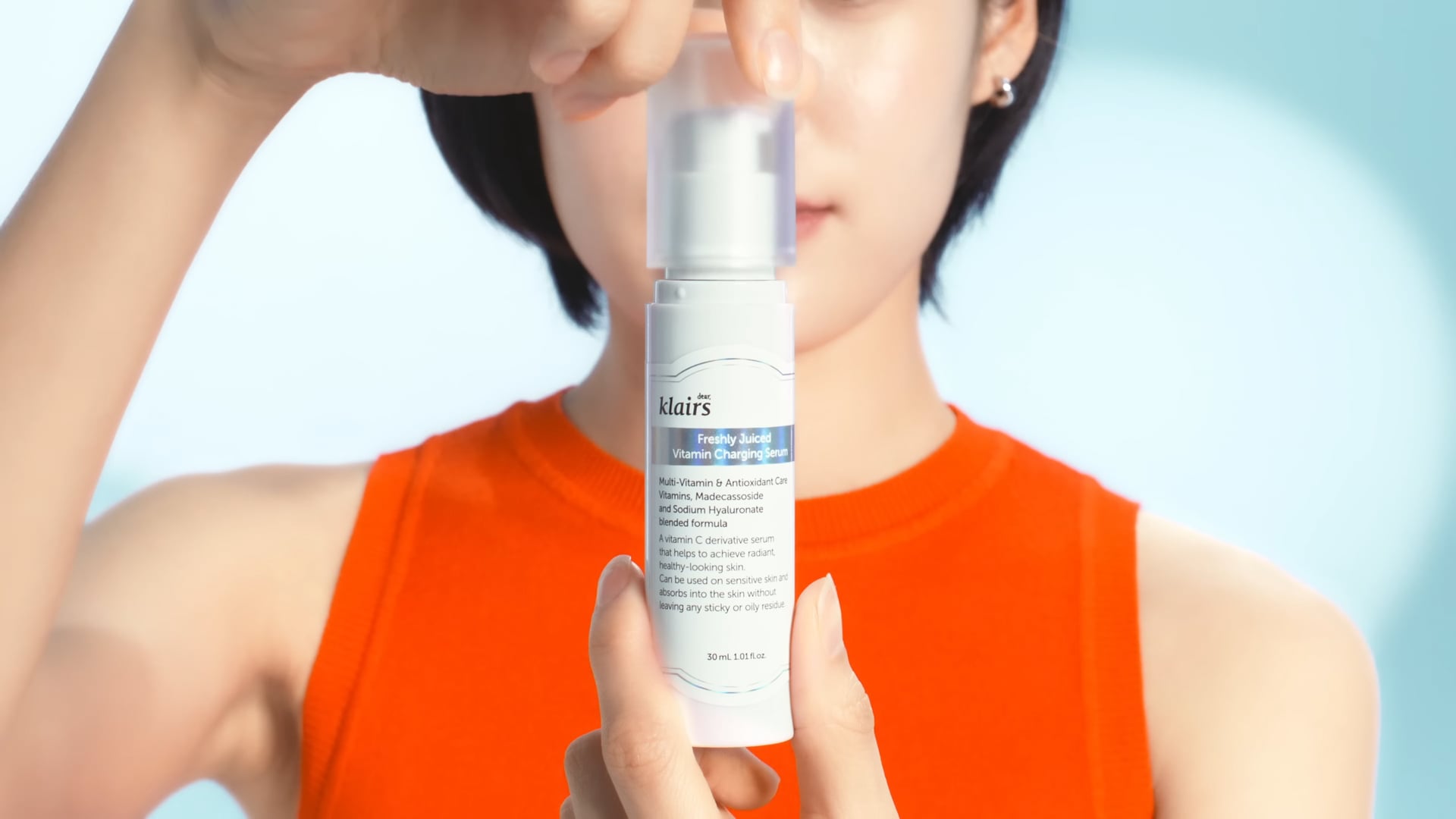 Dear, Klairs Freshly Juiced Vitamin Charging Serum - New Vitamin C derivative serum film
