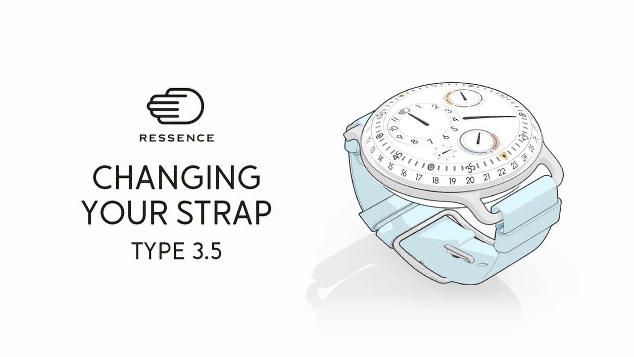 Ressence Wechseln des Uhrenarmbands Type 3