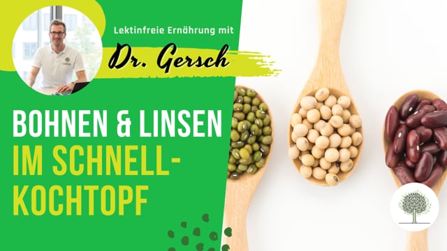 Ernährung mit Bohnen und Linsen - reicht der Schnellkochtopf?